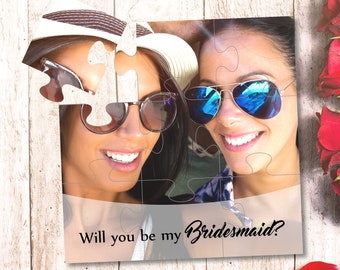 Bridesmaid Proposal Photo Puzzle: Maid of Honor Gift