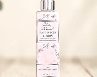 Luxurious Cherry Almond Hand and Body Lotion | Delightful Sweet Cherry & Warm Almond Scent | Everyday Skin Care