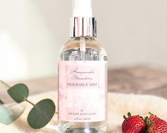 Honeysuckle Strawberry Fragrance Mist, Sweet Floral Body Spray, Fresh Light Perfume, Everyday Scent, Handmade Body Mist