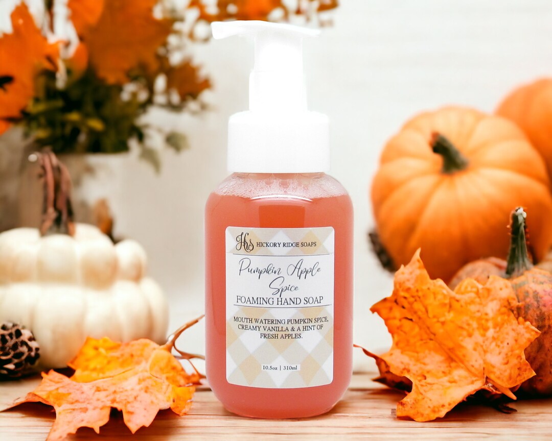 Pumpkin Apple Spice Gentle Foaming Hand Soap Liquid Soap Fall Soap