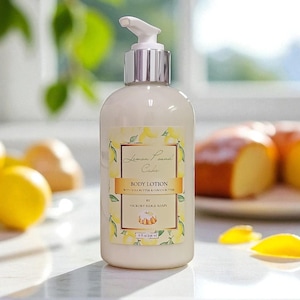Sweet Citrus Delight: Lemon Pound Cake Body Lotion Infused with Shea & Cocoa Butter
