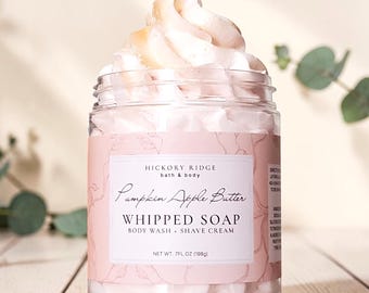 Pumpkin Apple Butter Whipped Soap | Fall Soap | Cream Soap | Pumpkin Spice | Whipped pumpkin Soap | Whipped Shaving Cream | Pumpkin Shower