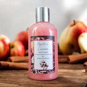 Apples n&#39; Cinnamon Body Wash | Shower Gel | Body Wash For Dry Skin | Sulfate Free & Phosphate Free