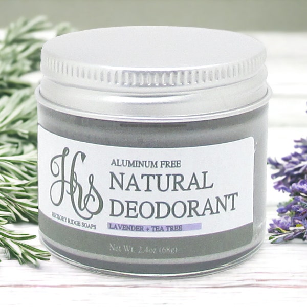 Natural Deodorant Aluminum Free | Organic Deodorant, Cream Deodorant, Breast Deodorant, Underarm Deodorant, Sustainable Glass Jar