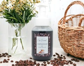 Cafe Caramel Gentle Foaming Hand Soap | Liquid Soap | Coffee Soap | Cappuccino