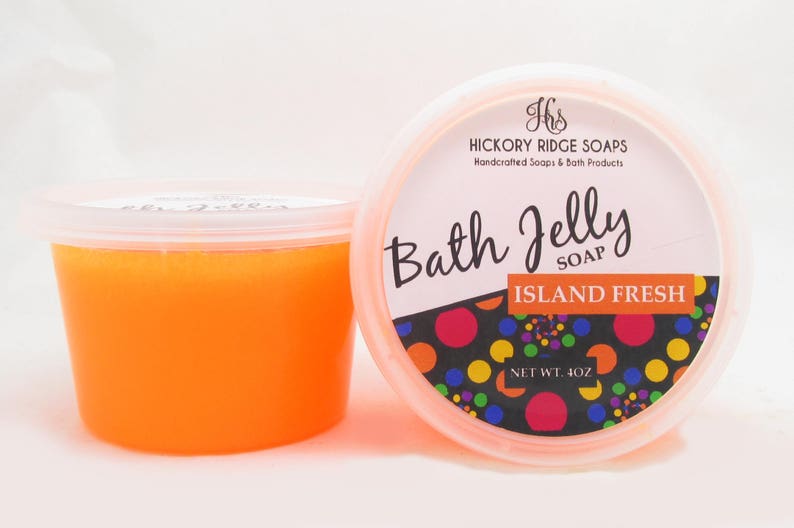 Island Fresh Bath Shower Jelly Soap Soap Jelly Shower Etsy