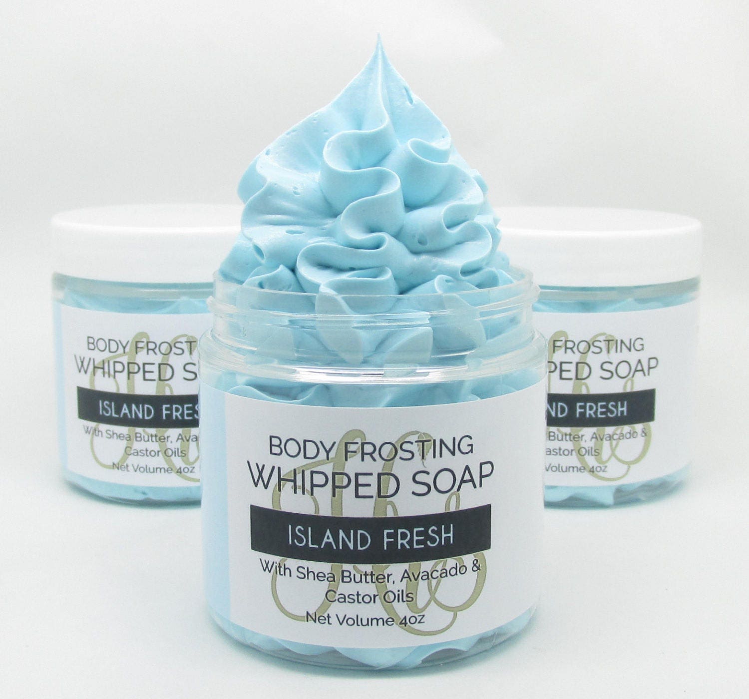 Fluffy Whipped Soap Body Frosting Island Fresh Bath Soap Etsy
