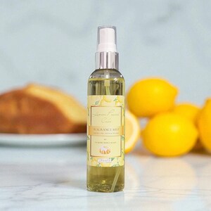 Invigorating Lemon Pound Cake Body Spray - Fragrance Mist for All-Day Freshness