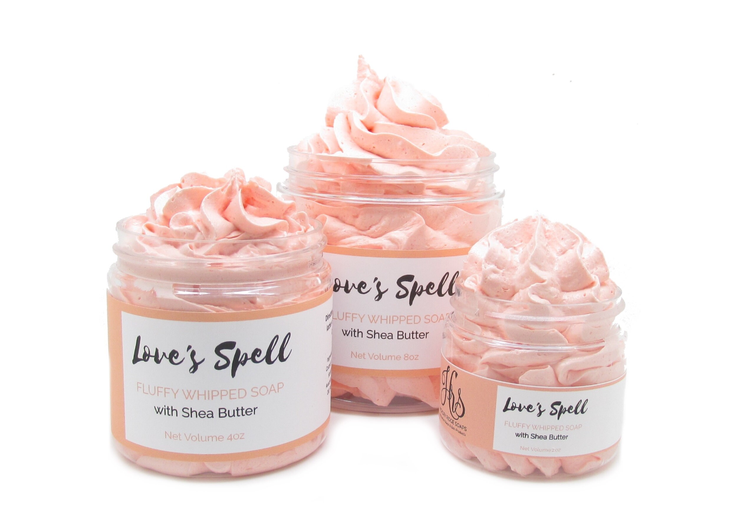 Fluffy Whipped Soap Body Frosting - Love Spell - Cream Soap, Body Was…