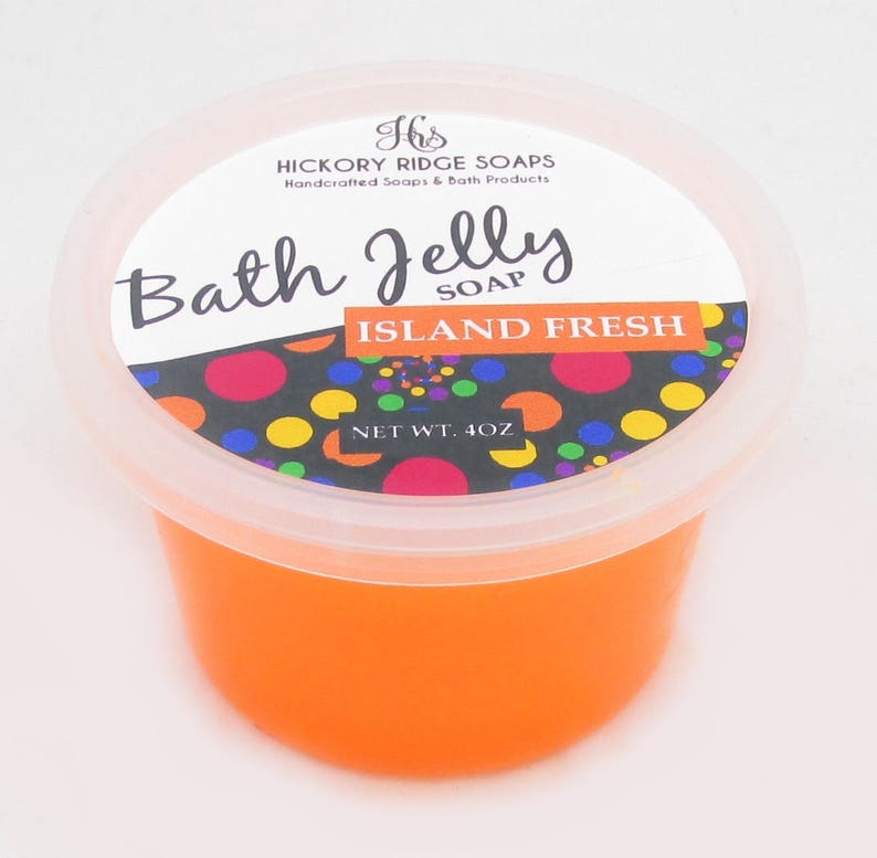 Island Fresh Bath Shower Jelly Soap Soap Jelly Shower Etsy