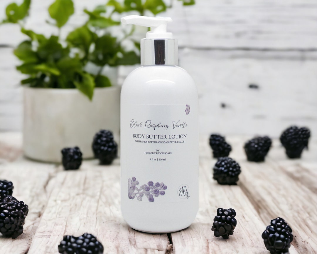 Black Raspberry Vanilla Nourishing Body Butter Lotion Shea Butter Body ...