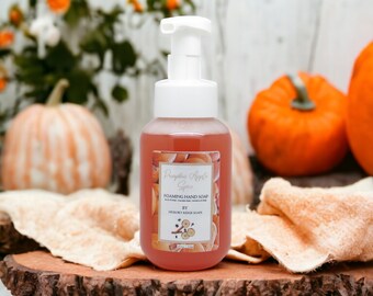 Pumpkin Apple Spice Gentle Foaming Hand Soap | Liquid Soap | Fall Soap | Pumpkin Spice