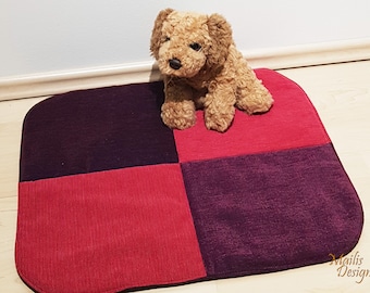 Pet Bedding S - 50x55cm/19,5 x 21,5", Cat and Small Dog Bedding, Cat Blanket, Washable Pet Blanket
