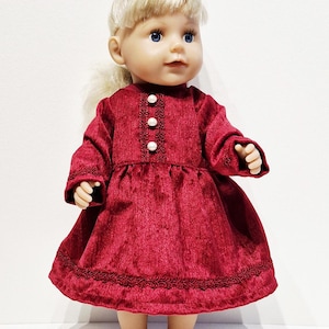Handmade Doll Christmas Dress: Fits 18&quot; American Girl Doll