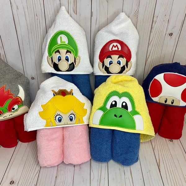 Mario Bro’s Hooded Towel