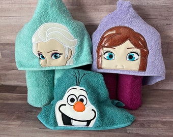 Frozen Hooded Towel