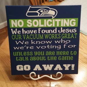 No Soliciting Door Sign