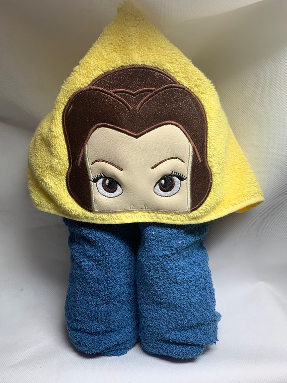 Beauty and the Beast Hooded Towel Bath Towel Beach Towel Etsy