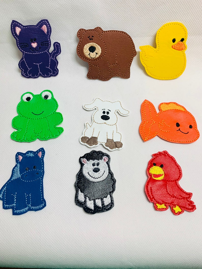 Brown Bear Brown Bear Finger Puppets | Etsy