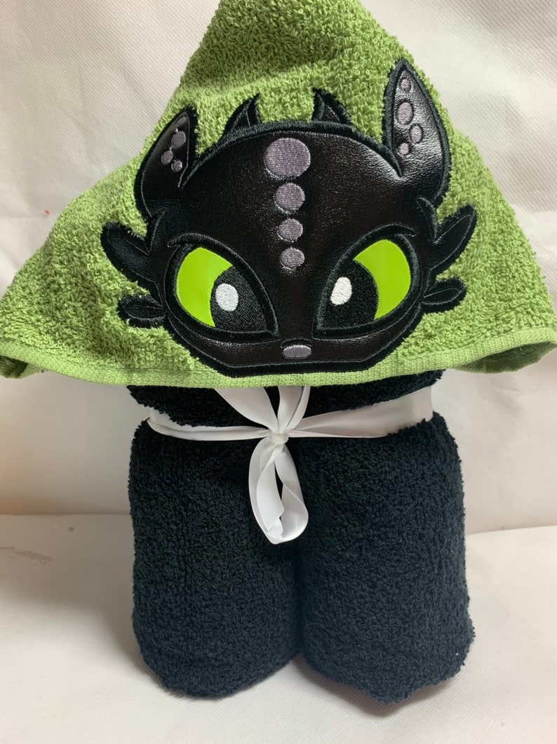 How to train your dragon hooded towel Etsy