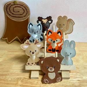 Woodland Finger Puppets, Friends, Animals