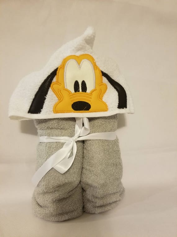 Pluto Hooded Towel Etsy