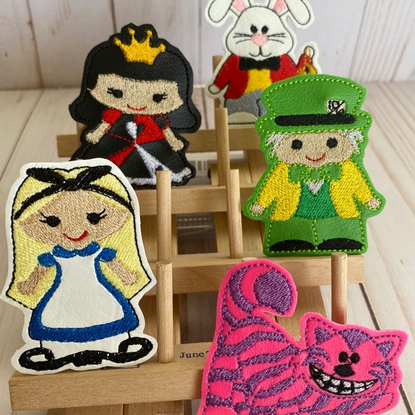 Alice in Wonderland Finger Puppets