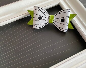 Mummy Hair Bow, Alligator Clip