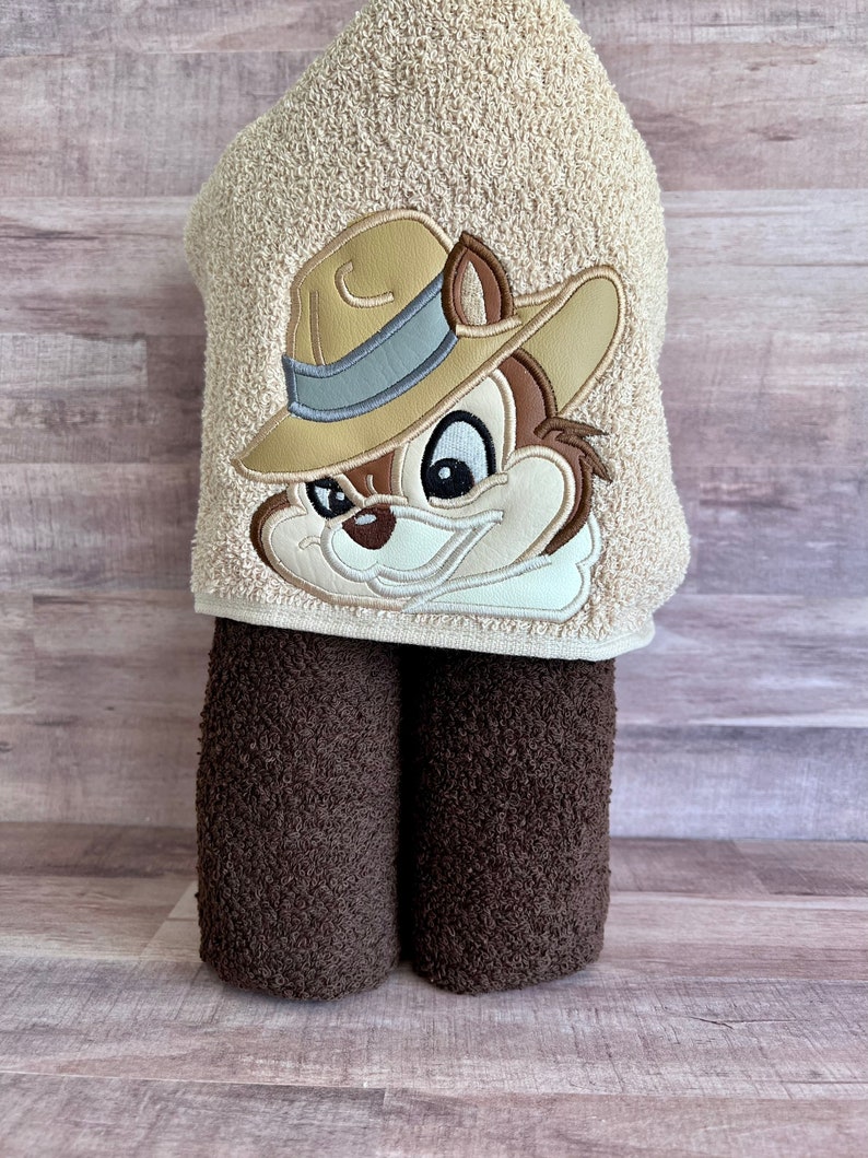 Chip and Dale Hood Towels Beach Towels Bath Towels Rescue Etsy Australia
