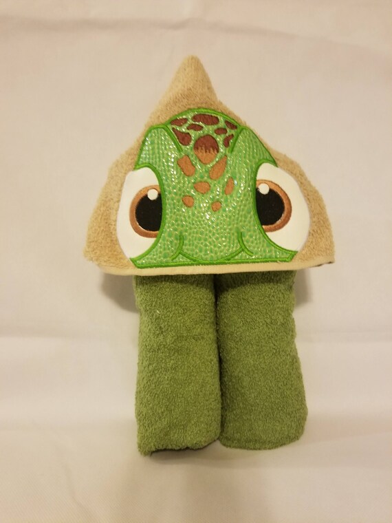 turtle hooded towel