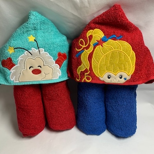 Rainbow Brite Hooded Towel