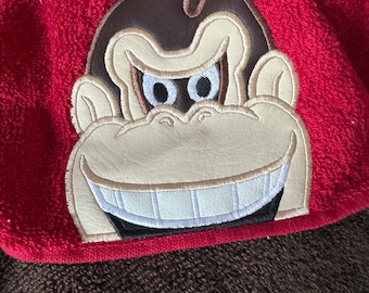 Video game Ape Hooded Towel, Bath Towel, Beach Towel, ape