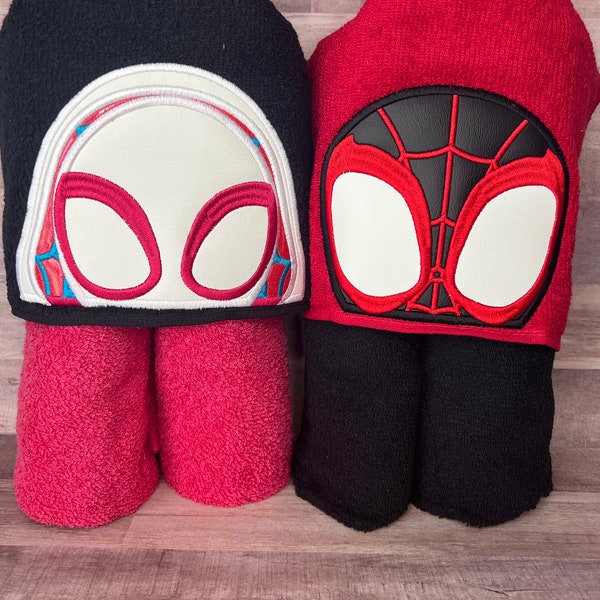 Spider, Kids, Hooded Towel, Bath Towel, Beach Towel