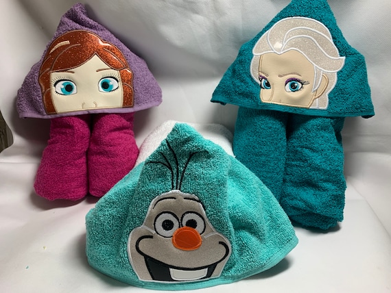 frozen hooded towel