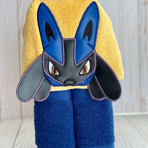 Lucario Hooded Towel