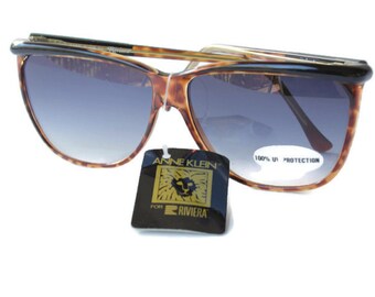 Vtg NWOB Anne Klein for Riviera Tortoiseshell Sunglasses W  display picture 1