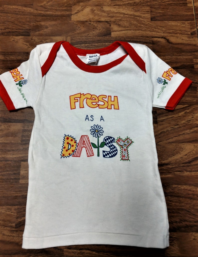 Babyfair FRESH as a DAISY Vintage Baby/'s 100/% Cotton Shirt for Baby Size 18 Months
