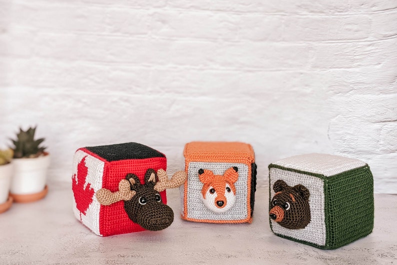 Amigurumi Stacking Blocks Pattern Amigurumi Crochet Pattern Amigurumi Moose Amigurumi Bear Amigurumi Fox Crochet Blocks Pattern image 3