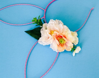 Diadema con orejas de conejo