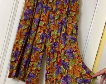 Vintage floral culottes