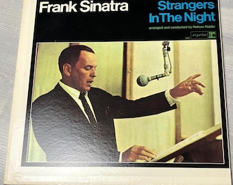 Vintage 1966 Frank Sinatra Strangers in the Night LP Album Record