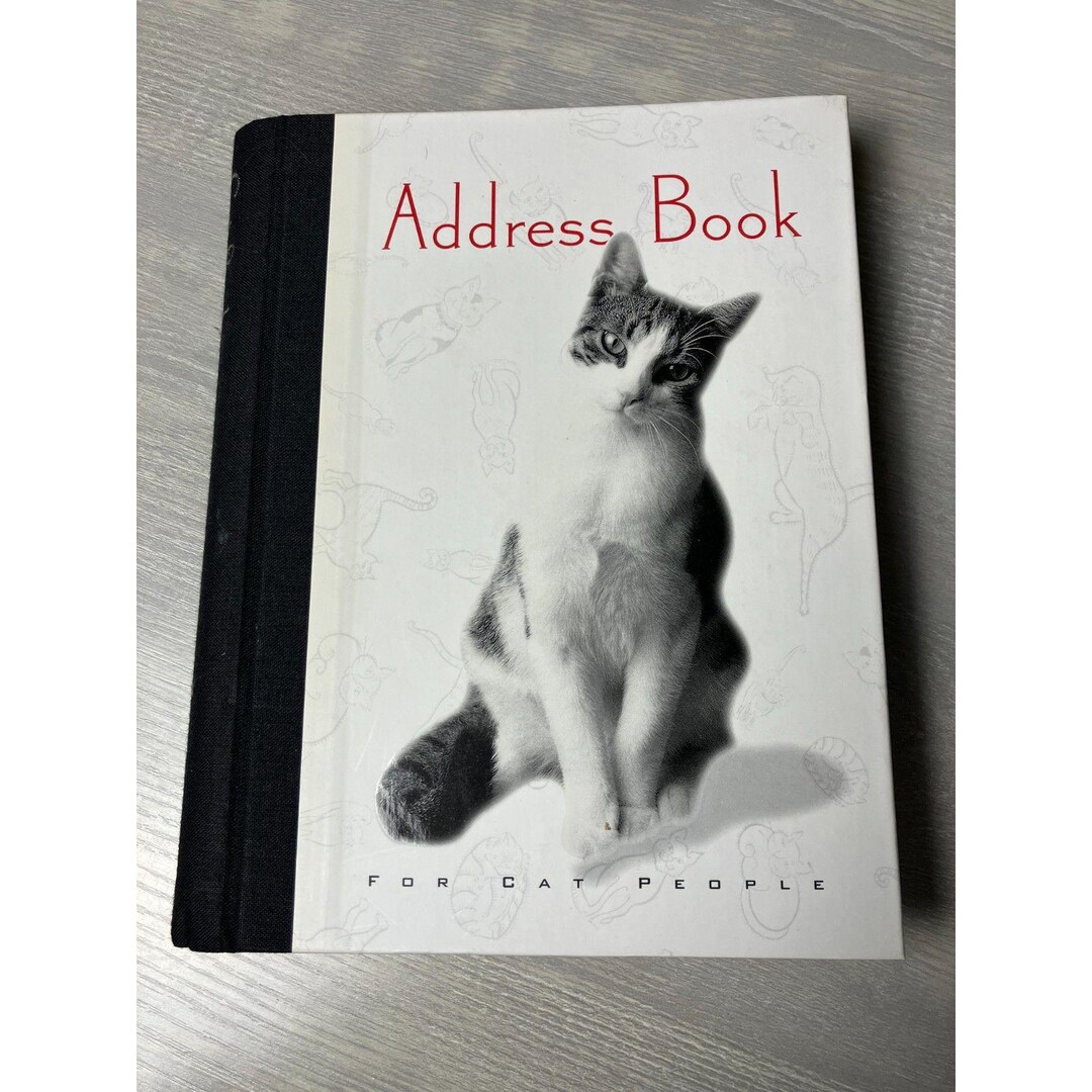 Cat Addressing Vintage Address Book for Cat People - Etsy