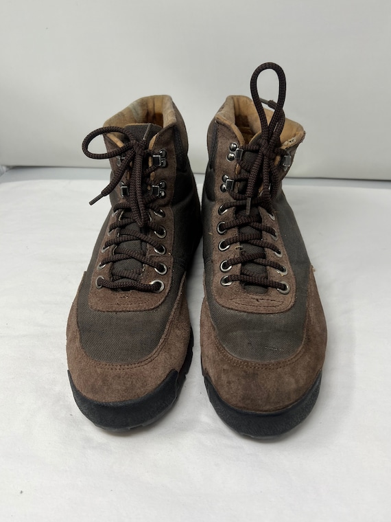 Men Size 12 Vintage Brown Donner Mountain Hiking … - image 4