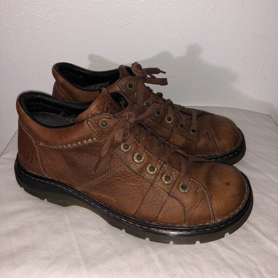 Men 10 US 9 UK Dr Martens Airwair Brown Leather Sh