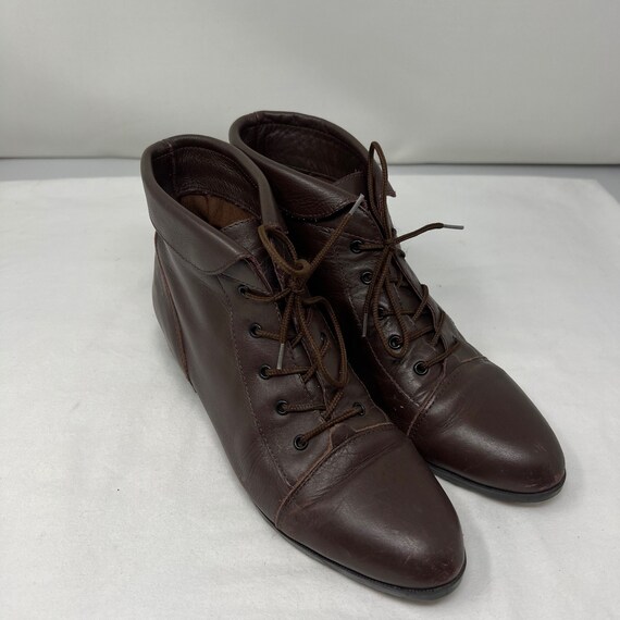Women Size 8 B Vintage Clover Brazilian 80s Brown Ankle Boots Etsy Denmark