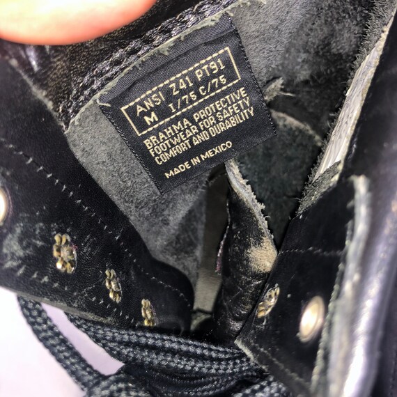 brahma black work boots