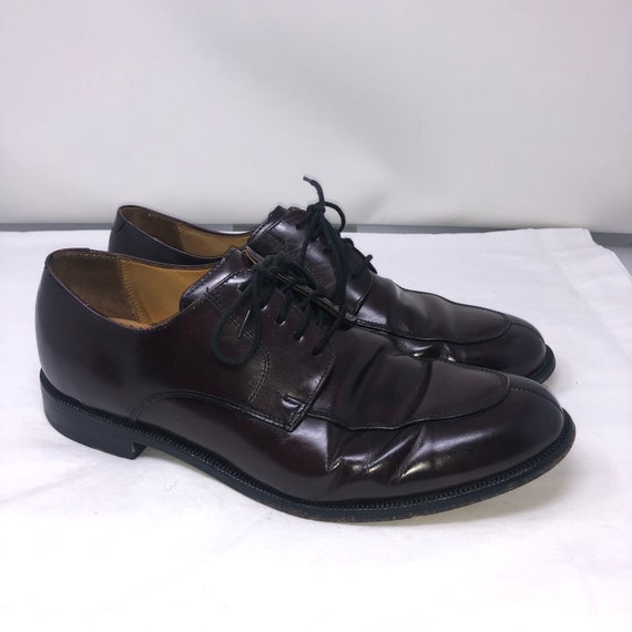 Men Size 10 1/2 Vintage Cole Haan Brown Dress Shoes