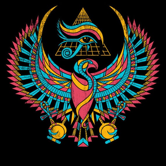 Eye of Horus T-shirt, Ancient Egypt, Egyptian, Snake, Hawk, Art Deco - Etsy  UK