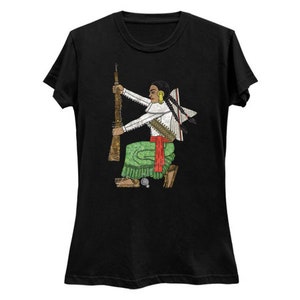Adelita Ladies Slim Tee, revolution, mexican, warrior