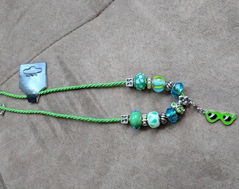 Charm Necklace with soft chain